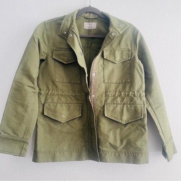 Everlane Olive Green Women's Utility Jacket Size XS - Picture 3 of 11